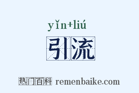 引流是什么意思的图片